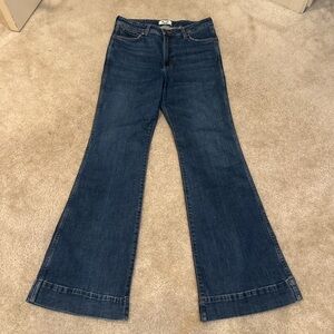 Wrangler Dark Blue Wide Leg Jeans